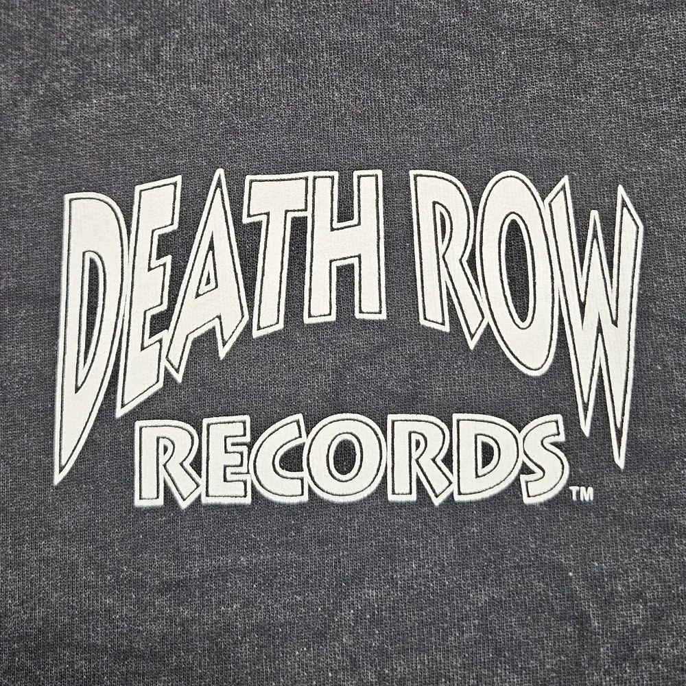 Death Row Records Doberman Dog Black Cotton Blend Men's Sweater Medium‎